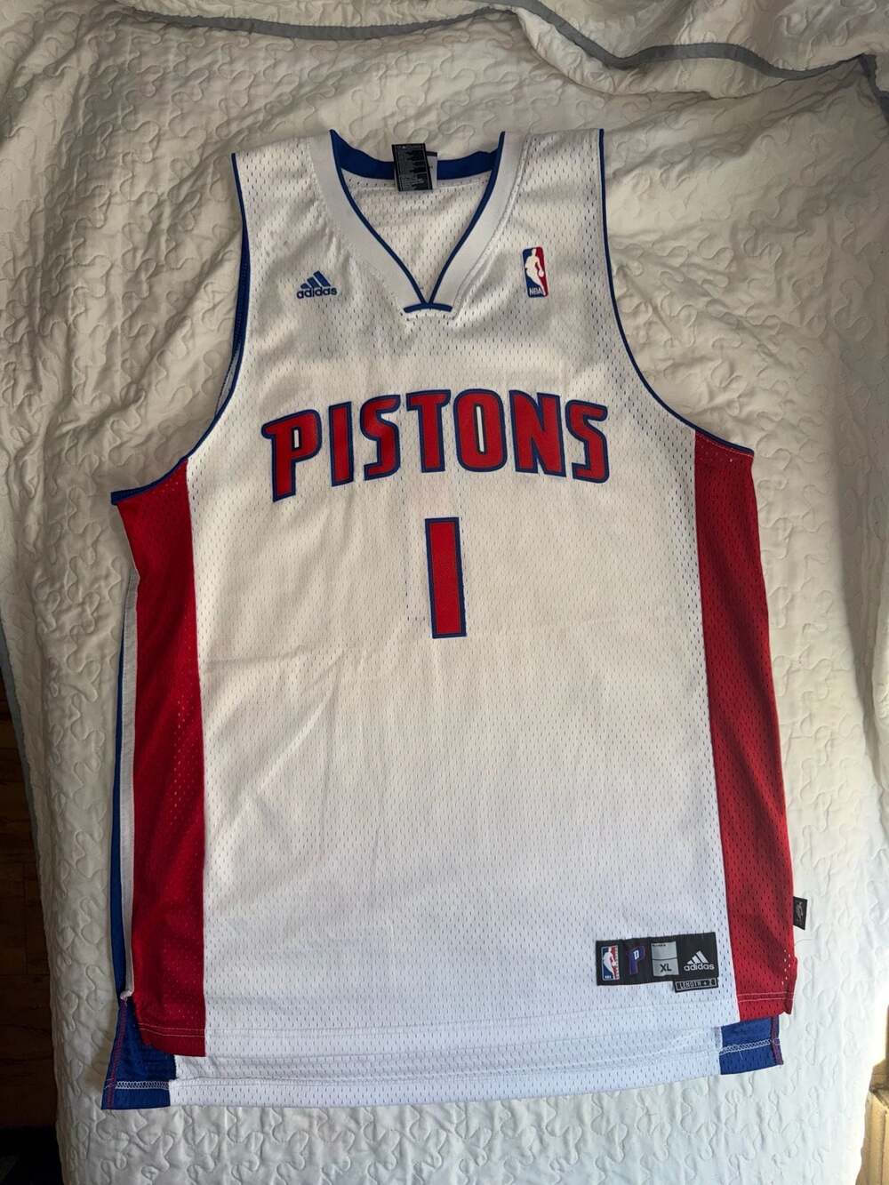 Adidas NBA Detroit Pistons #1 Basketball Jersey